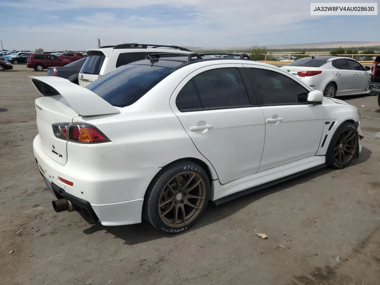 2010 Mitsubishi Lancer Evolution Gsr VIN: JA32W8FV4AU028630 Lot: 57646585