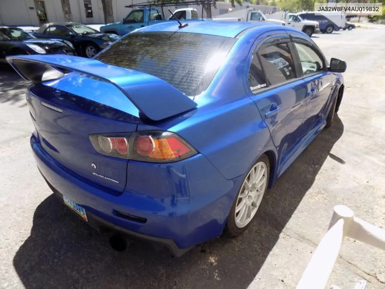 2010 Mitsubishi Lancer Evolution Gsr VIN: JA32W8FV4AU019832 Lot: 65646272