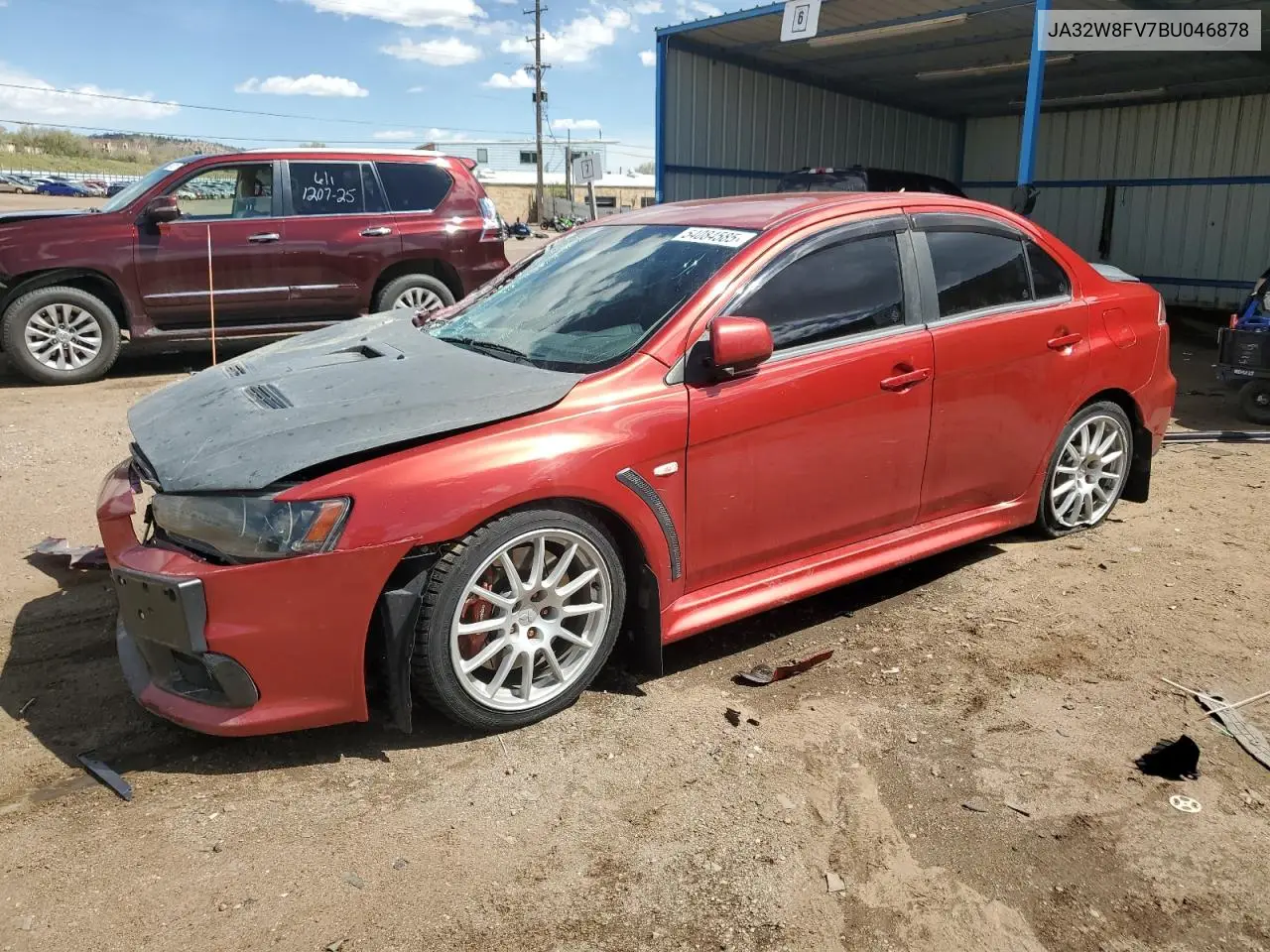 2011 Mitsubishi Lancer Evolution Gsr VIN: JA32W8FV7BU046878 Lot: 54084585
