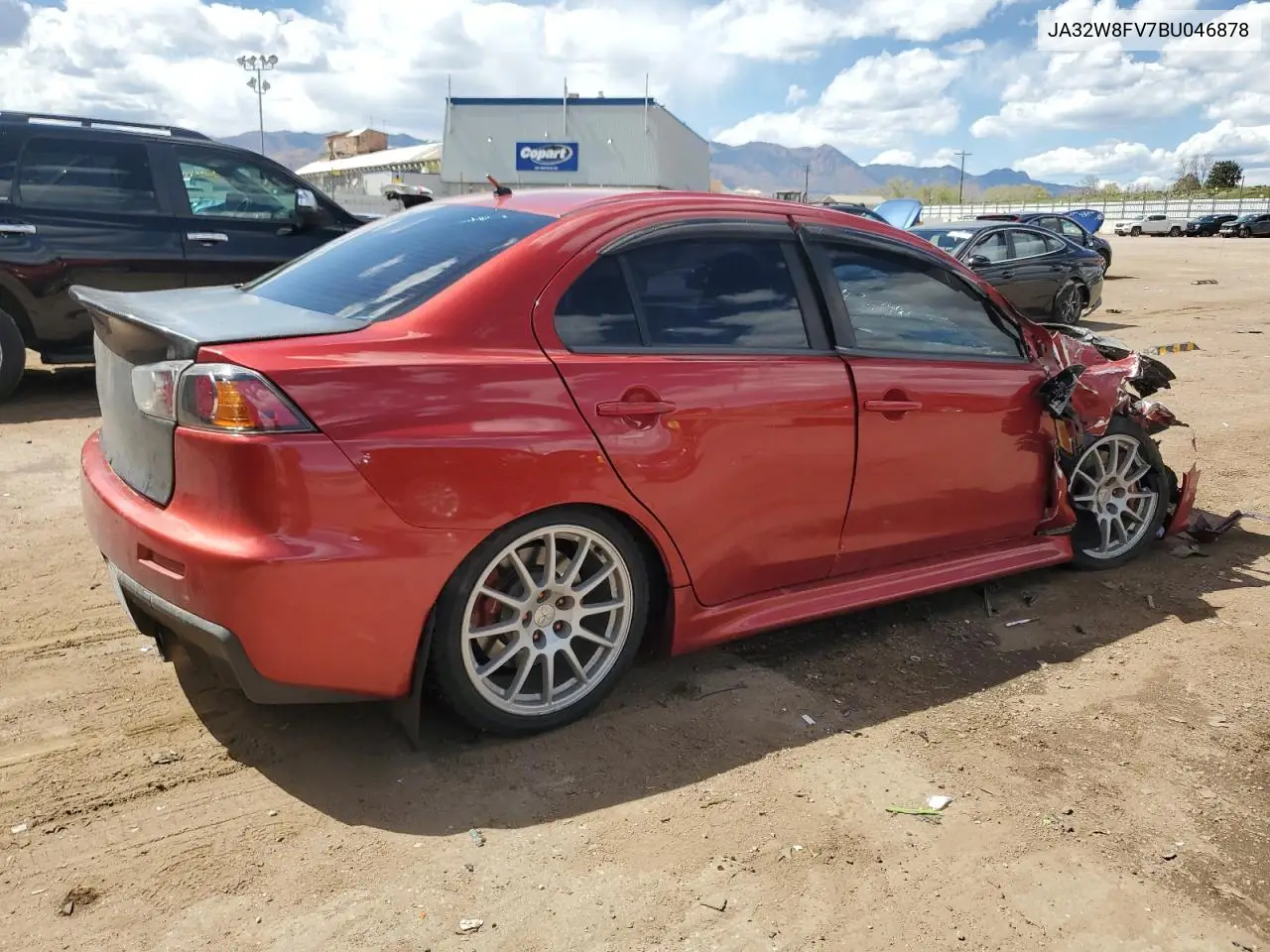 2011 Mitsubishi Lancer Evolution Gsr VIN: JA32W8FV7BU046878 Lot: 54084585