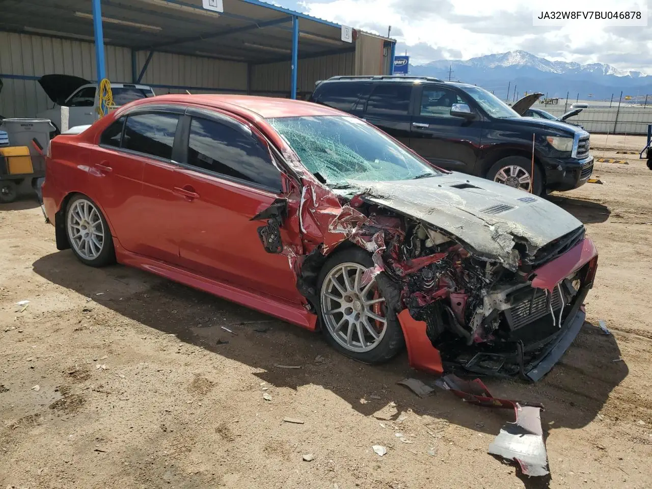 2011 Mitsubishi Lancer Evolution Gsr VIN: JA32W8FV7BU046878 Lot: 54084585
