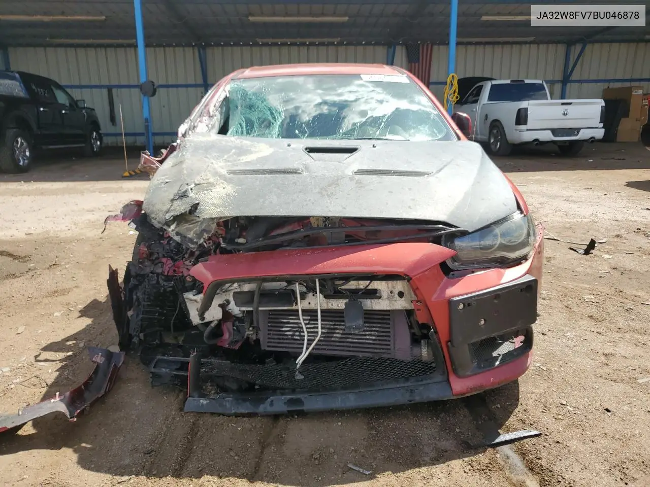 2011 Mitsubishi Lancer Evolution Gsr VIN: JA32W8FV7BU046878 Lot: 54084585