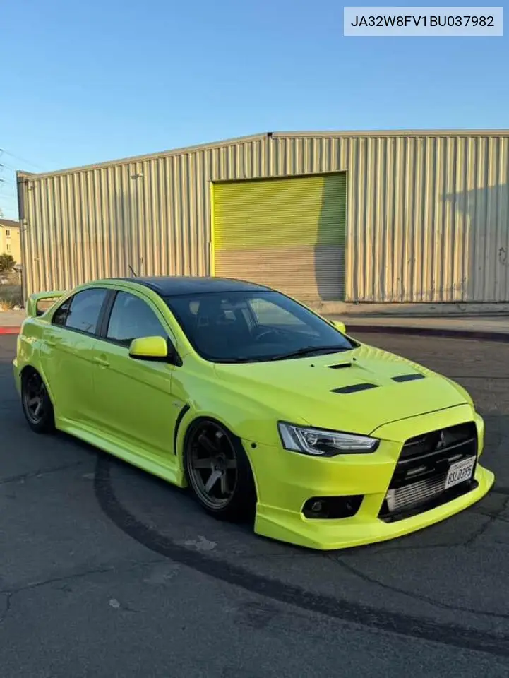 2011 Mitsubishi Lancer Evolution Gsr VIN: JA32W8FV1BU037982 Lot: 56608665