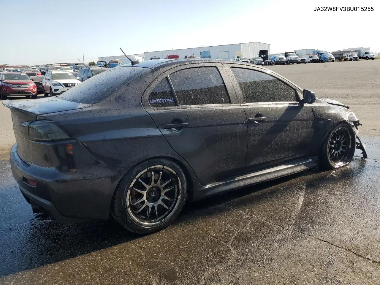 2011 Mitsubishi Lancer Evolution Gsr VIN: JA32W8FV3BU015255 Lot: 61103995