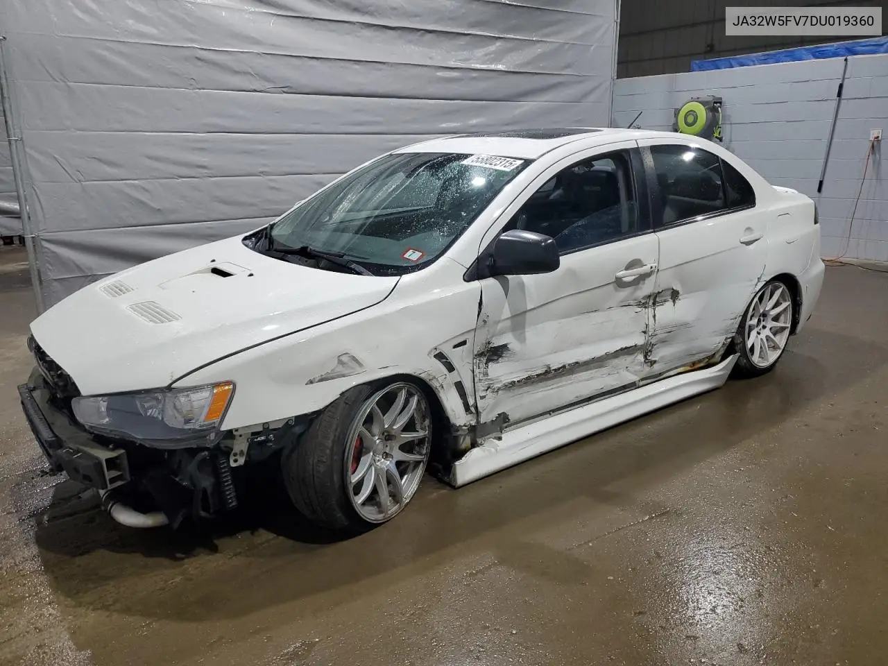 2013 Mitsubishi Lancer Evolution Mr VIN: JA32W5FV7DU019360 Lot: 55802315