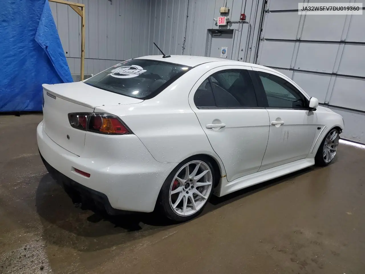 2013 Mitsubishi Lancer Evolution Mr VIN: JA32W5FV7DU019360 Lot: 55802315