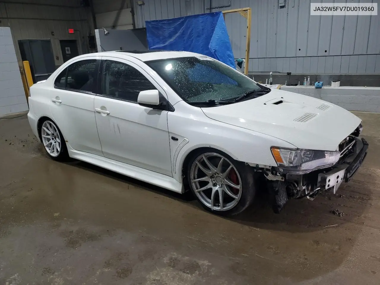 2013 Mitsubishi Lancer Evolution Mr VIN: JA32W5FV7DU019360 Lot: 55802315