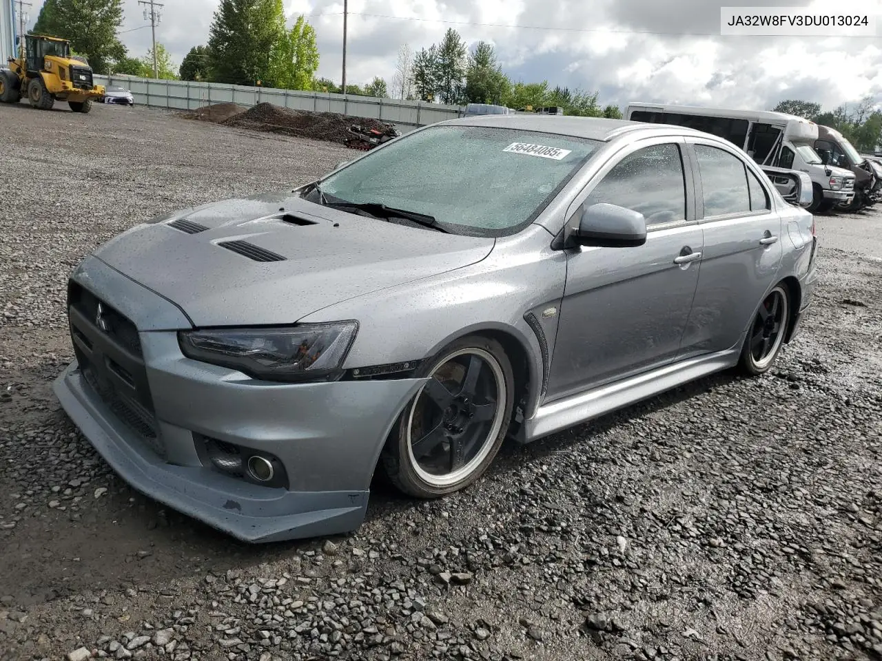 2013 Mitsubishi Lancer Evolution Gsr VIN: JA32W8FV3DU013024 Lot: 56484085