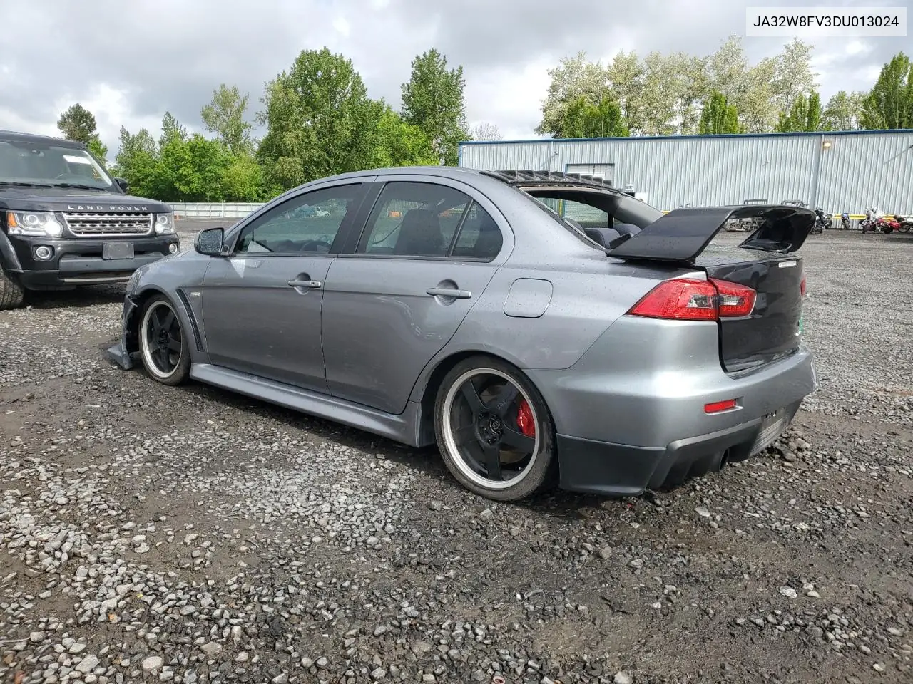 2013 Mitsubishi Lancer Evolution Gsr VIN: JA32W8FV3DU013024 Lot: 56484085