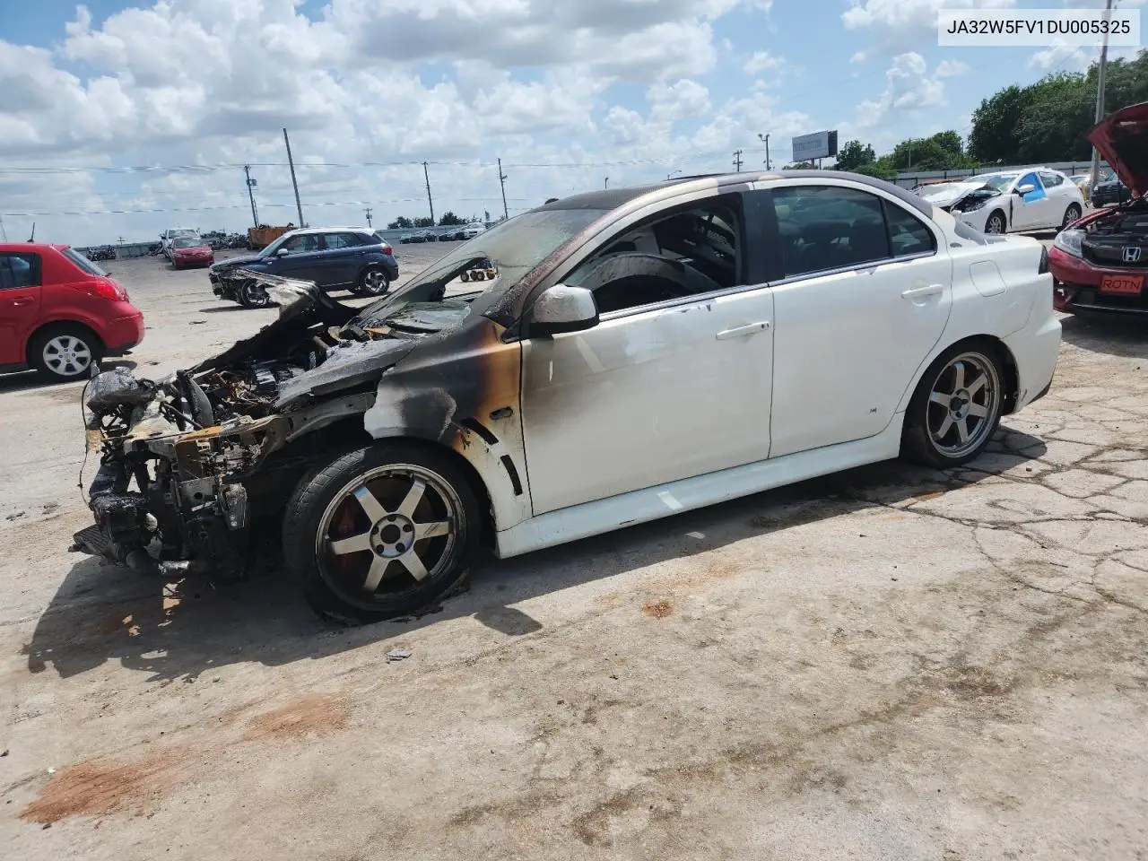 2013 Mitsubishi Lancer Evolution Mr VIN: JA32W5FV1DU005325 Lot: 61864435