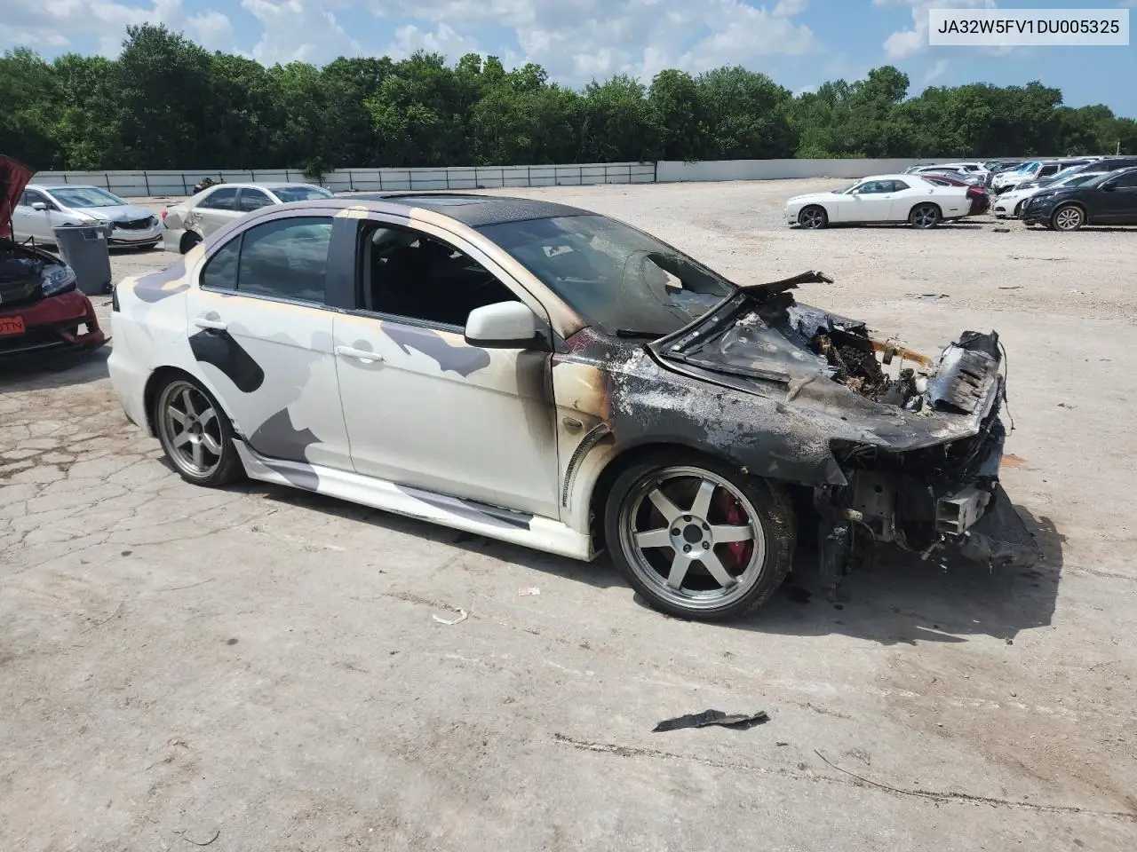 2013 Mitsubishi Lancer Evolution Mr VIN: JA32W5FV1DU005325 Lot: 61864435