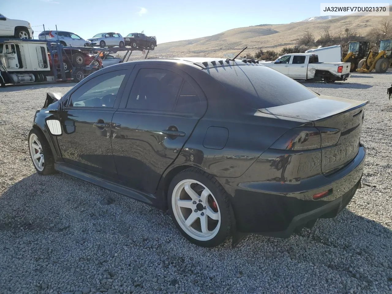 2013 Mitsubishi Lancer Evolution Gsr VIN: JA32W8FV7DU021370 Lot: 88078775