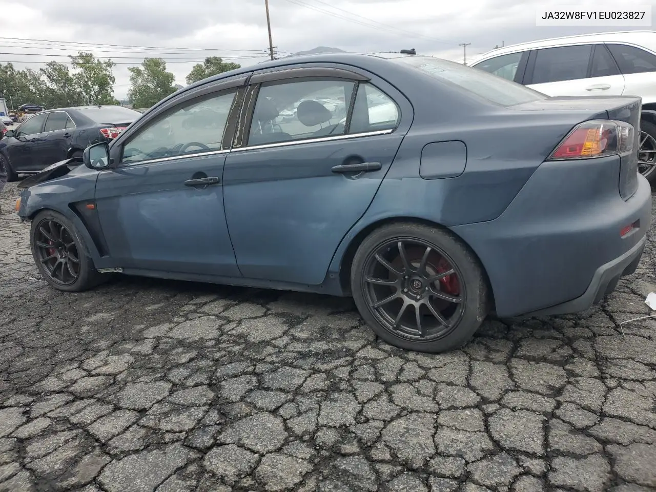 2014 Mitsubishi Lancer Evolution Gsr VIN: JA32W8FV1EU023827 Lot: 55707575