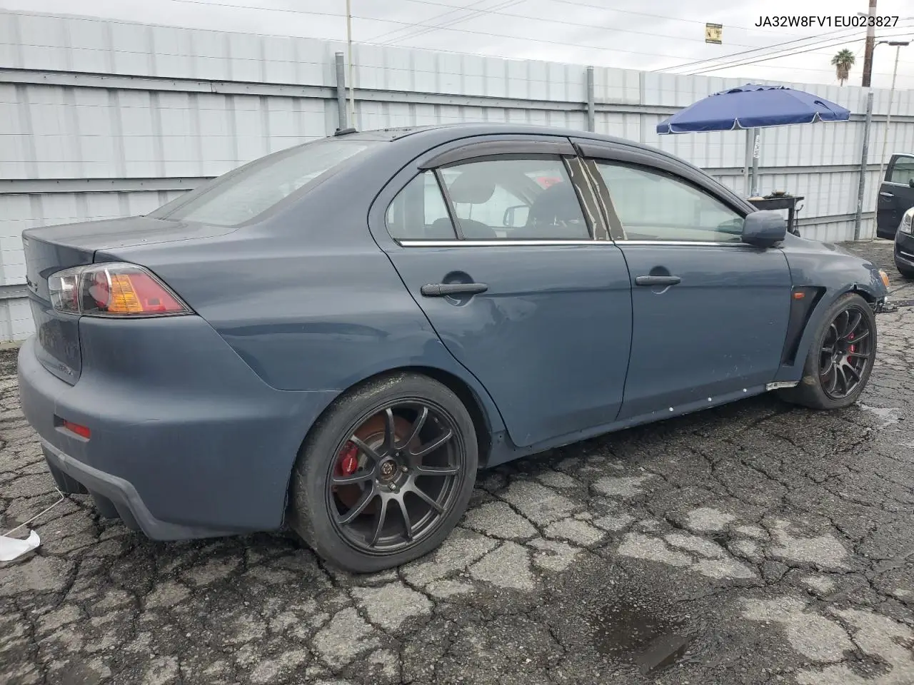 2014 Mitsubishi Lancer Evolution Gsr VIN: JA32W8FV1EU023827 Lot: 55707575