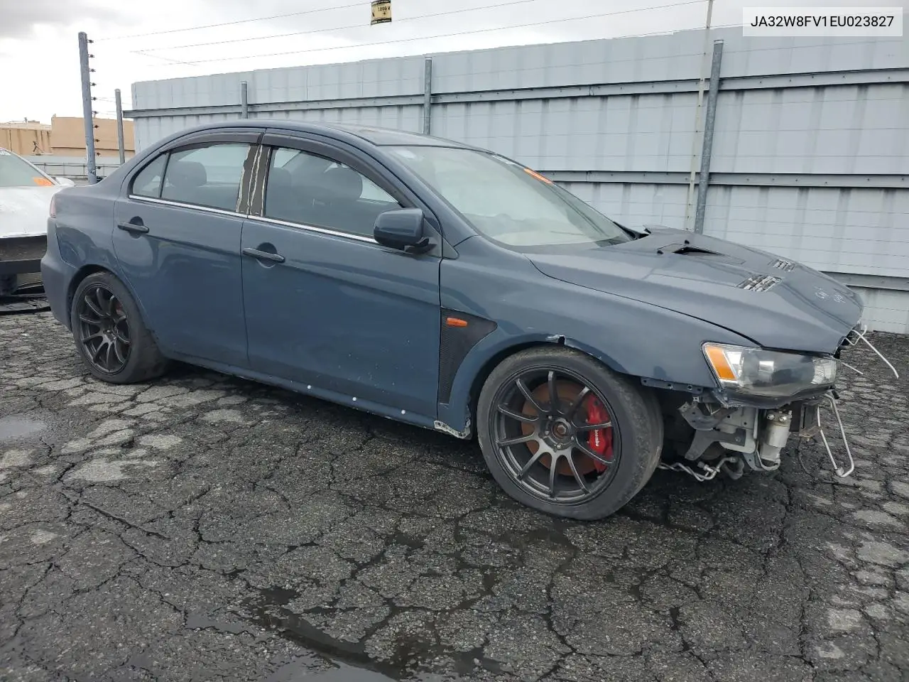 2014 Mitsubishi Lancer Evolution Gsr VIN: JA32W8FV1EU023827 Lot: 55707575