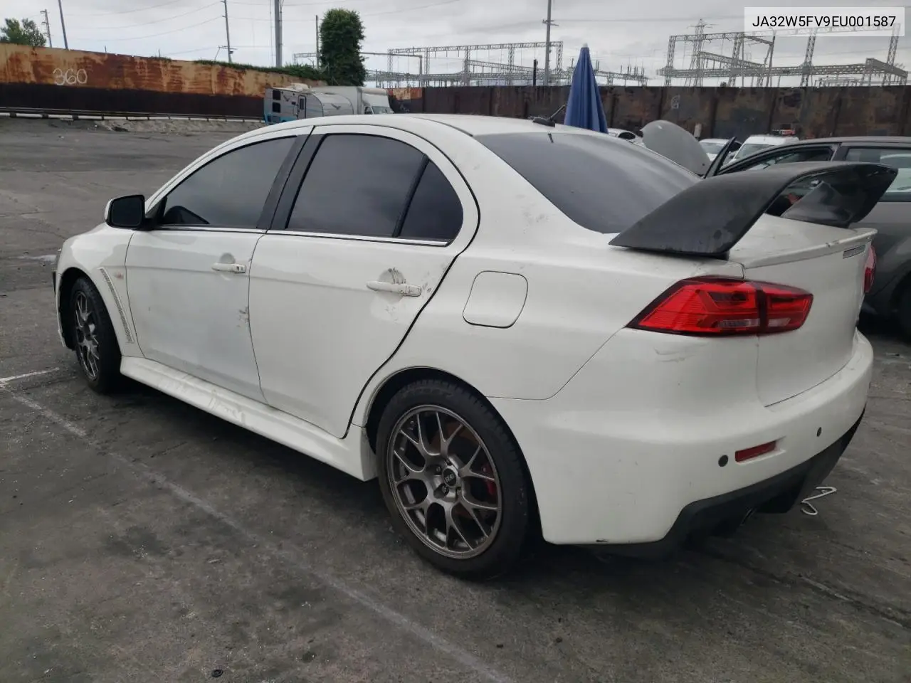 2014 Mitsubishi Lancer Evolution Mr VIN: JA32W5FV9EU001587 Lot: 56056855