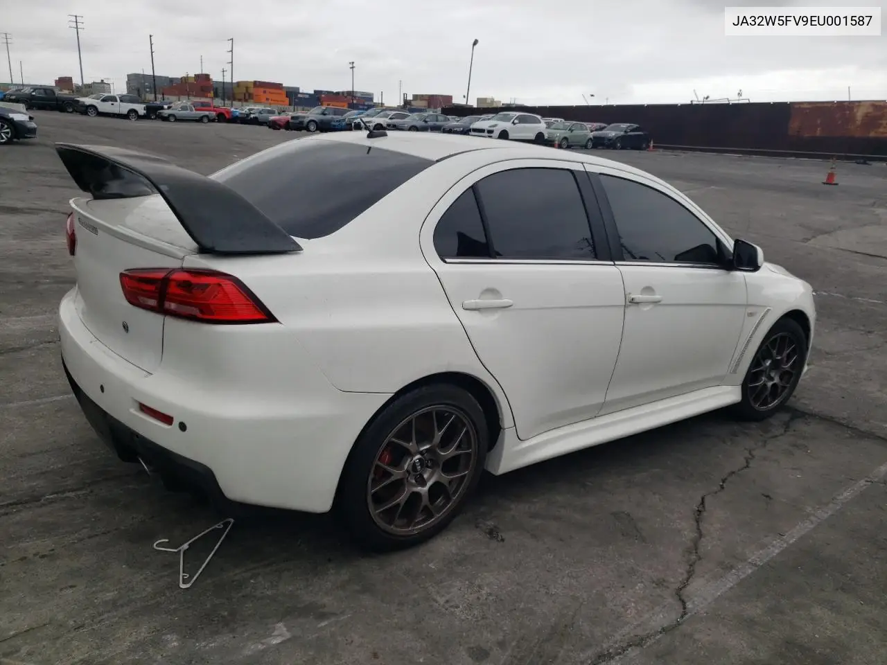 2014 Mitsubishi Lancer Evolution Mr VIN: JA32W5FV9EU001587 Lot: 56056855