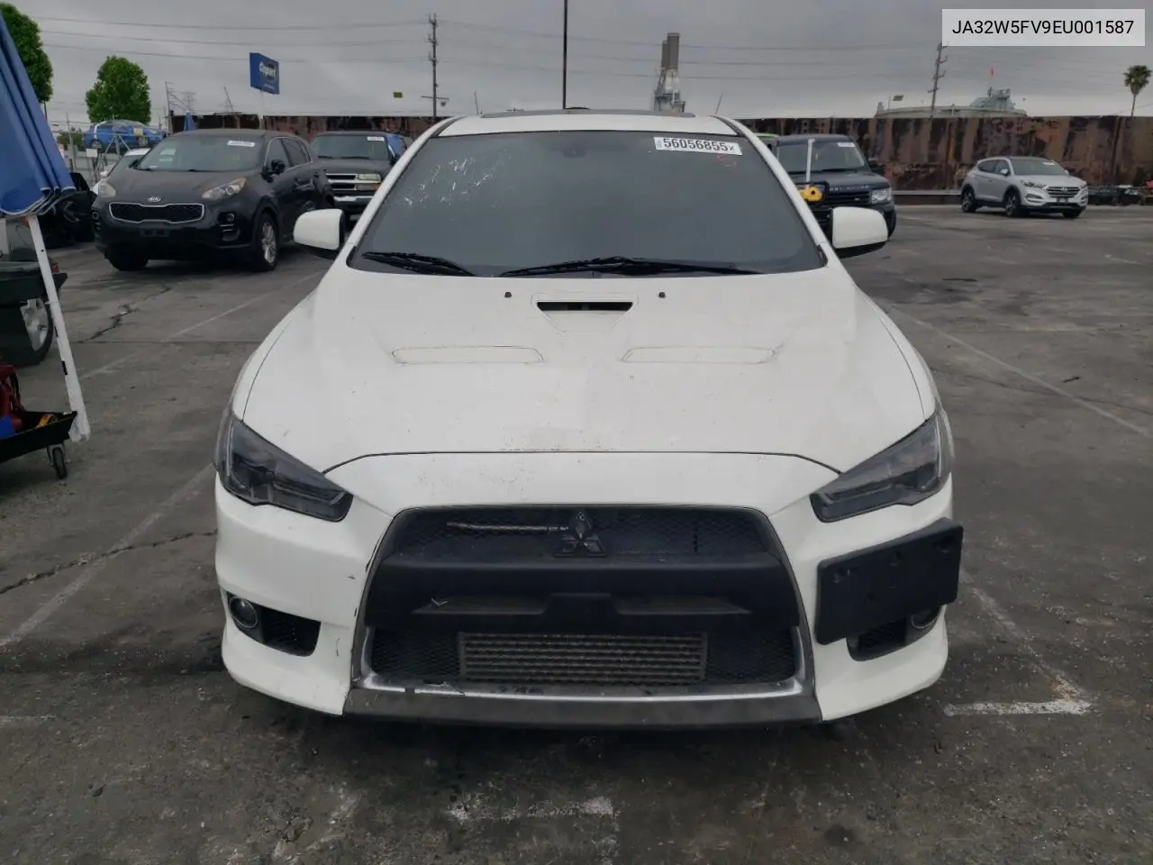2014 Mitsubishi Lancer Evolution Mr VIN: JA32W5FV9EU001587 Lot: 56056855