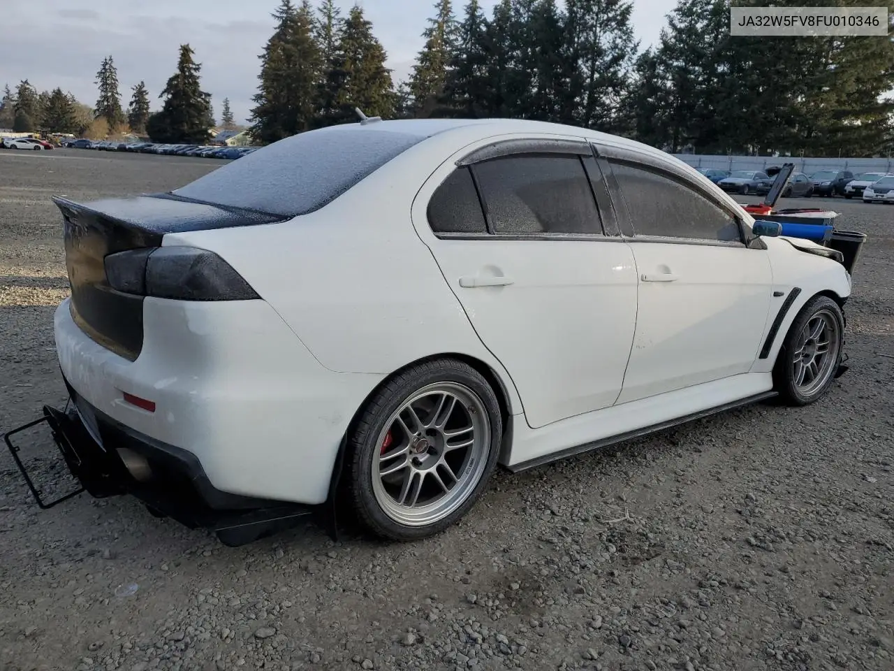 2015 Mitsubishi Lancer Evolution Mr VIN: JA32W5FV8FU010346 Lot: 43275095