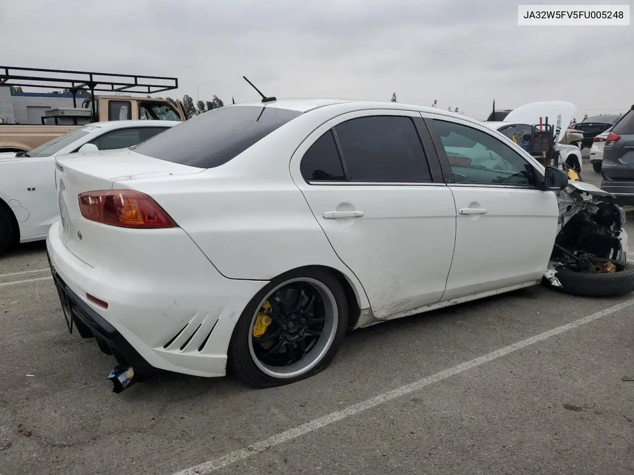 2015 Mitsubishi Lancer Evolution Mr VIN: JA32W5FV5FU005248 Lot: 53923665