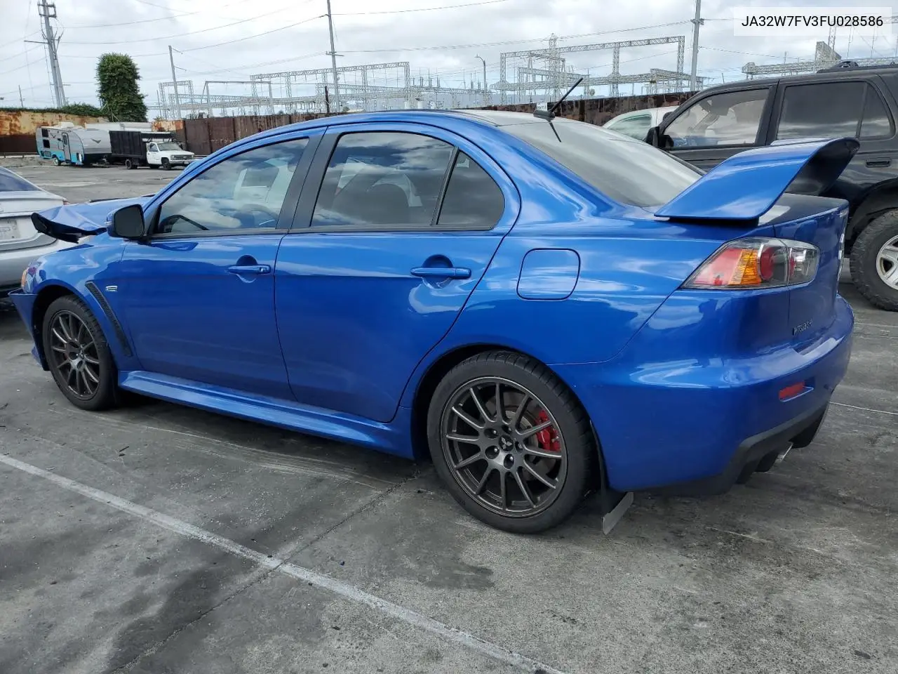 2015 Mitsubishi Lancer Evolution VIN: JA32W7FV3FU028586 Lot: 56315375