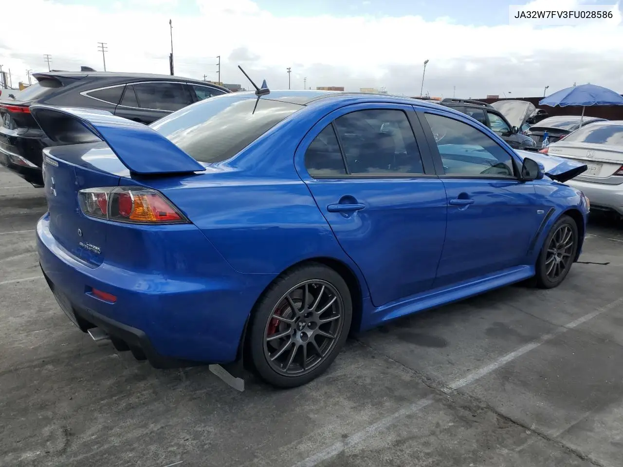2015 Mitsubishi Lancer Evolution VIN: JA32W7FV3FU028586 Lot: 56315375
