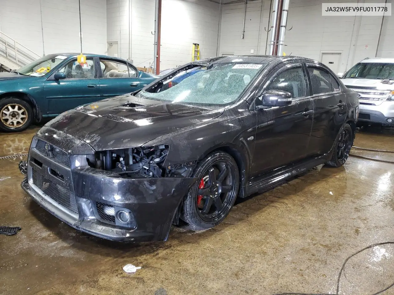 2015 Mitsubishi Lancer Evolution Mr VIN: JA32W5FV9FU011778 Lot: 59581905