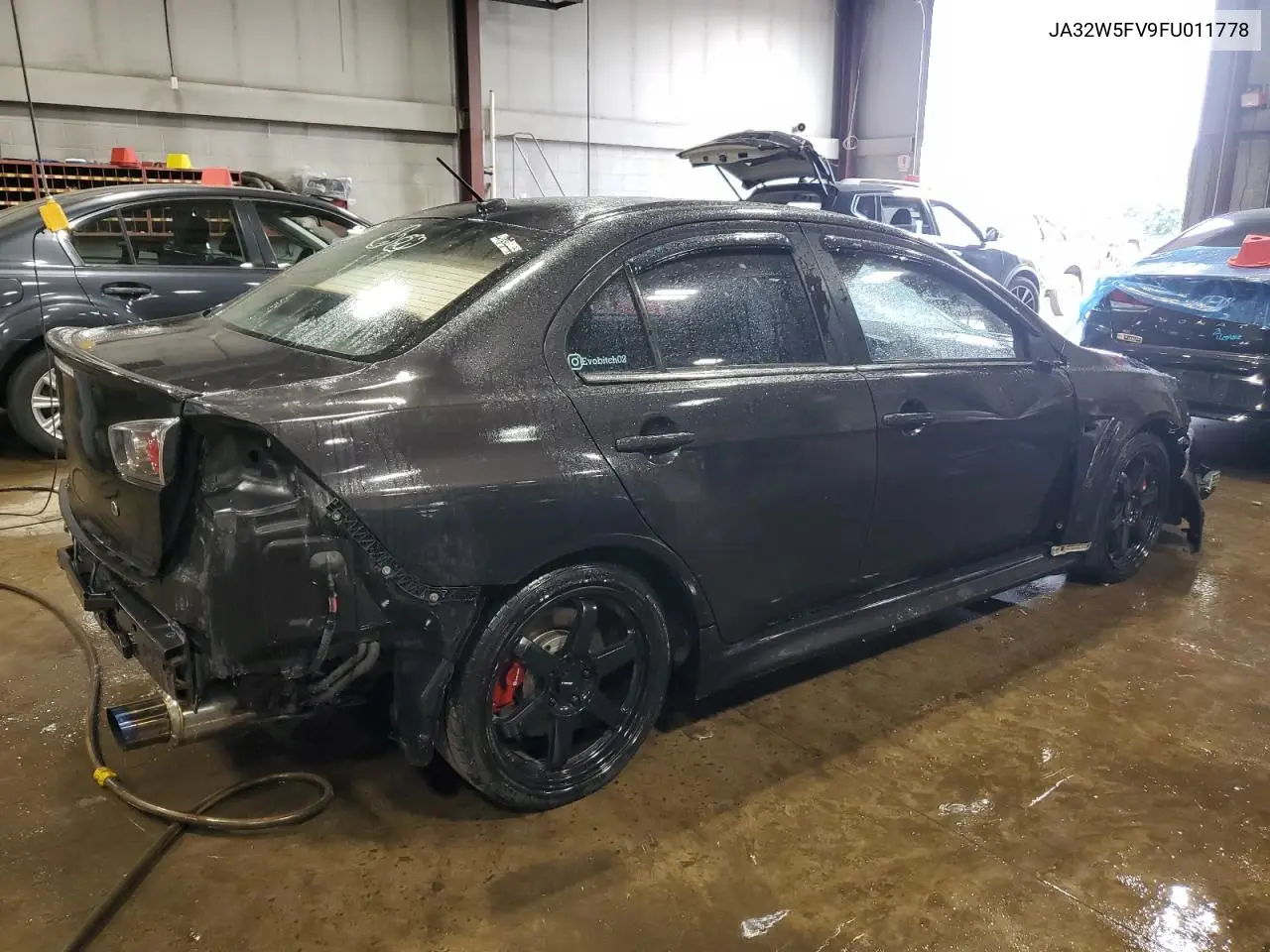 2015 Mitsubishi Lancer Evolution Mr VIN: JA32W5FV9FU011778 Lot: 59581905
