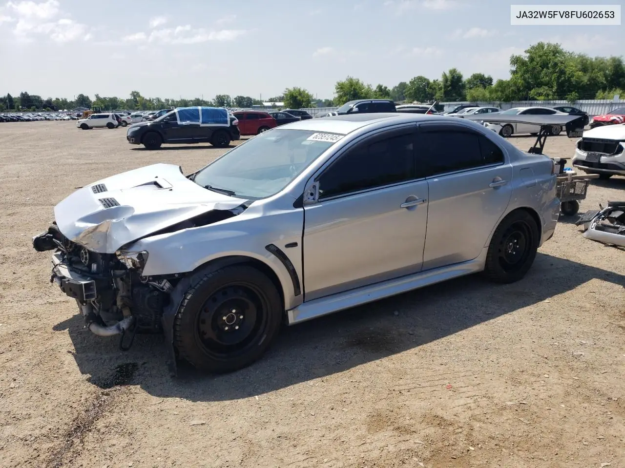 2015 Mitsubishi Lancer Evolution Mr VIN: JA32W5FV8FU602653 Lot: 62551245