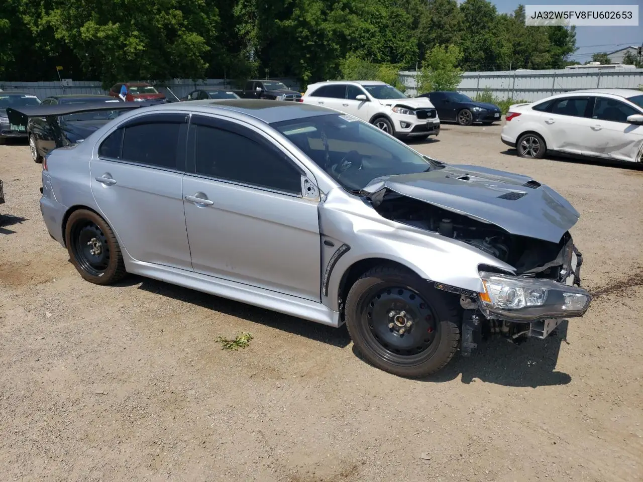 2015 Mitsubishi Lancer Evolution Mr VIN: JA32W5FV8FU602653 Lot: 62551245