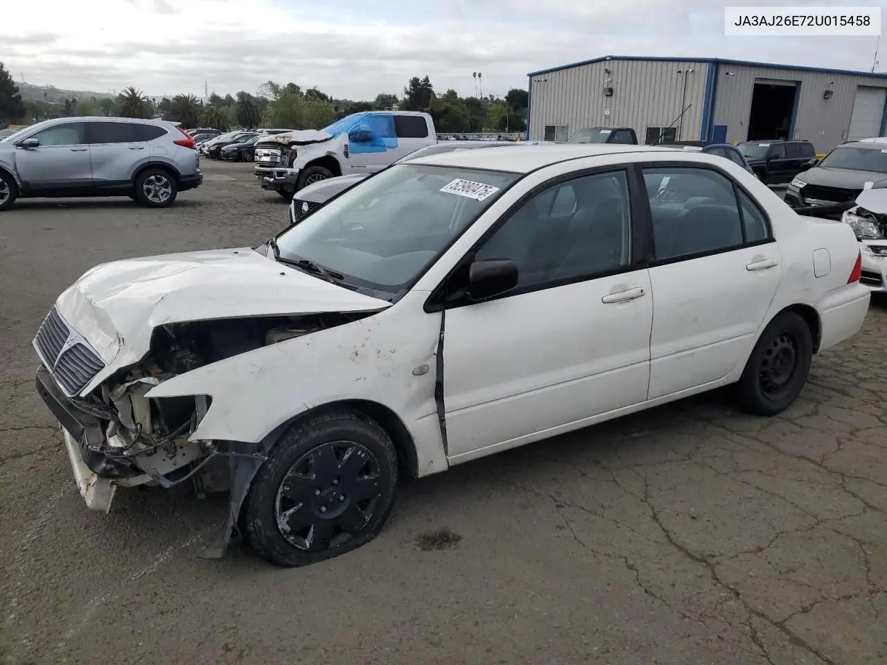 2002 Mitsubishi Lancer Es VIN: JA3AJ26E72U015458 Lot: 52980475