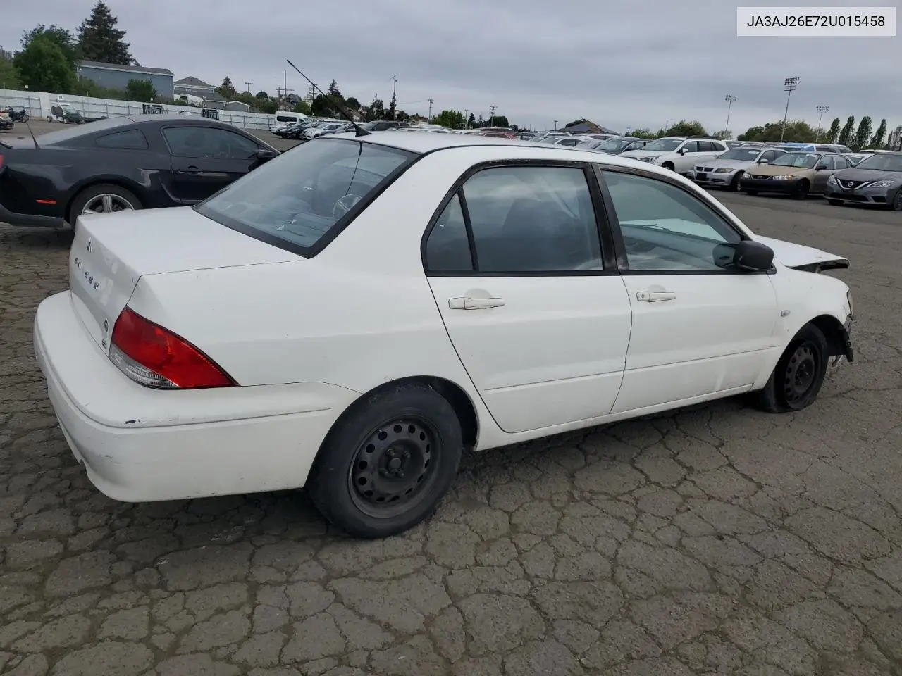 2002 Mitsubishi Lancer Es VIN: JA3AJ26E72U015458 Lot: 52980475