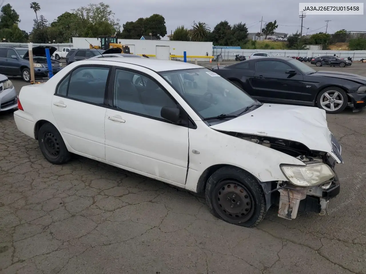 2002 Mitsubishi Lancer Es VIN: JA3AJ26E72U015458 Lot: 52980475