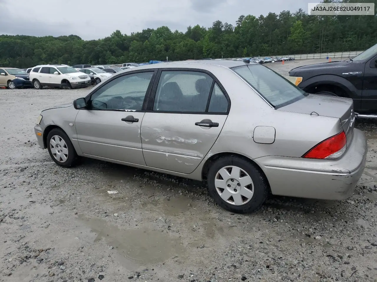 2002 Mitsubishi Lancer Es VIN: JA3AJ26E82U049117 Lot: 58744625