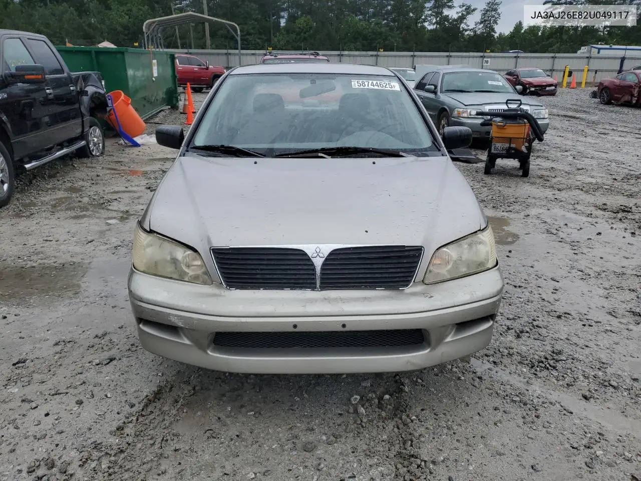 2002 Mitsubishi Lancer Es VIN: JA3AJ26E82U049117 Lot: 58744625