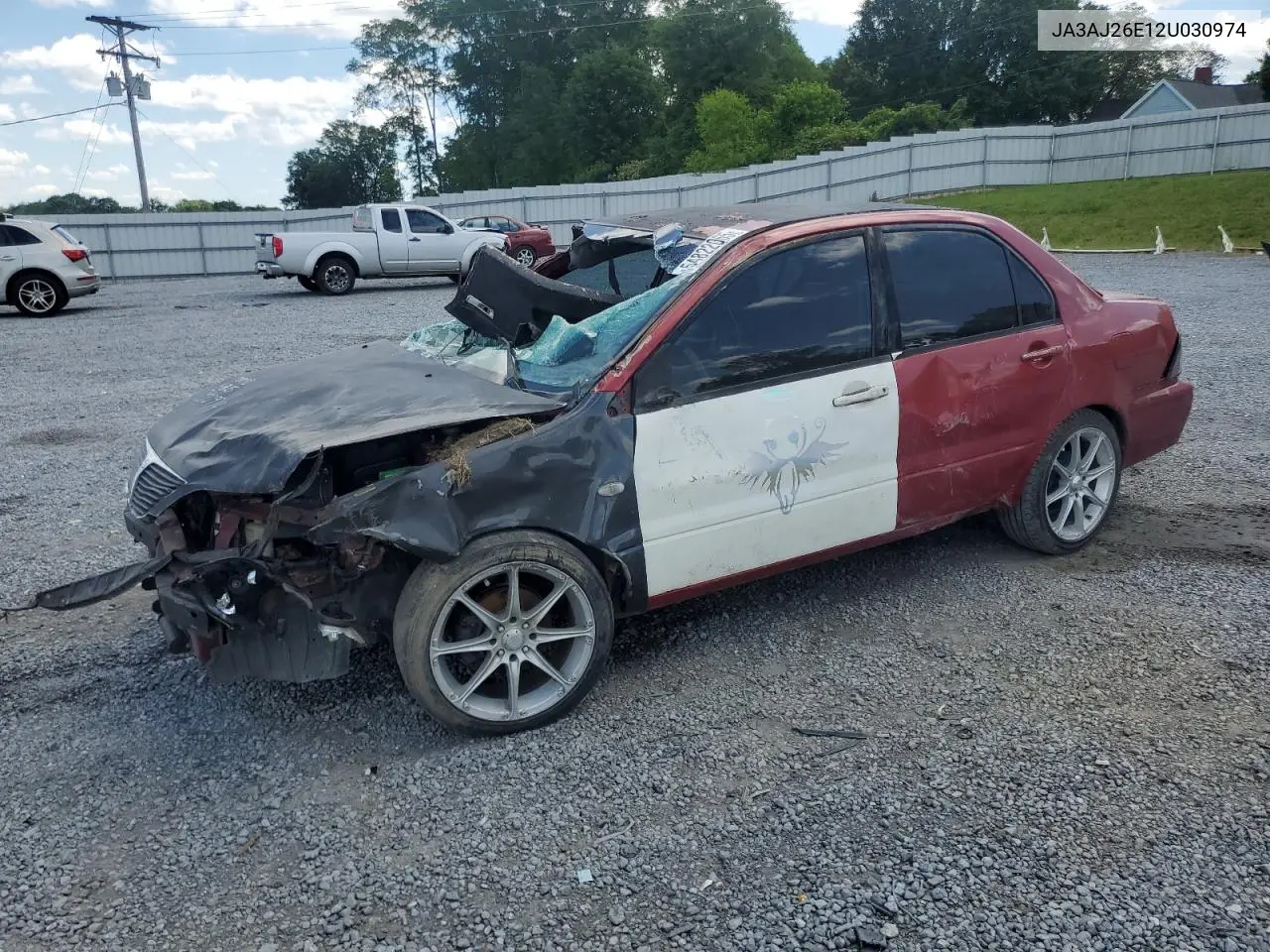 2002 Mitsubishi Lancer Es VIN: JA3AJ26E12U030974 Lot: 61142585