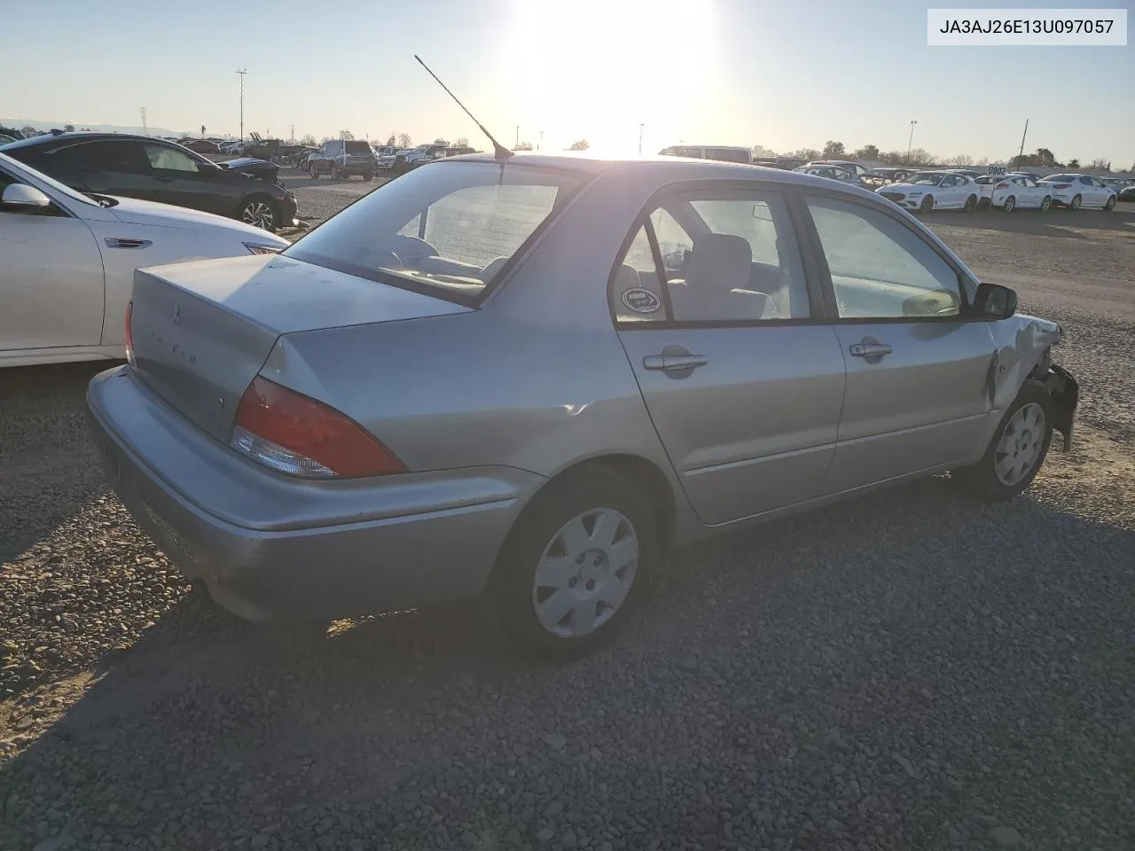 2003 Mitsubishi Lancer Es VIN: JA3AJ26E13U097057 Lot: 41641965