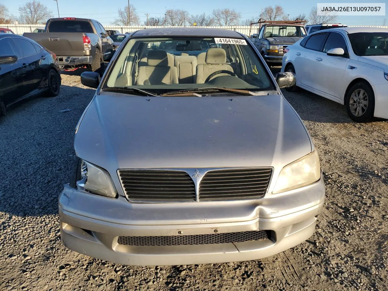 2003 Mitsubishi Lancer Es VIN: JA3AJ26E13U097057 Lot: 41641965