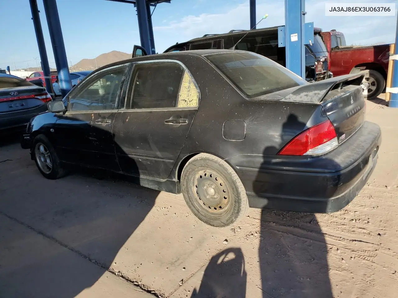 2003 Mitsubishi Lancer Oz Rally VIN: JA3AJ86EX3U063766 Lot: 46359275