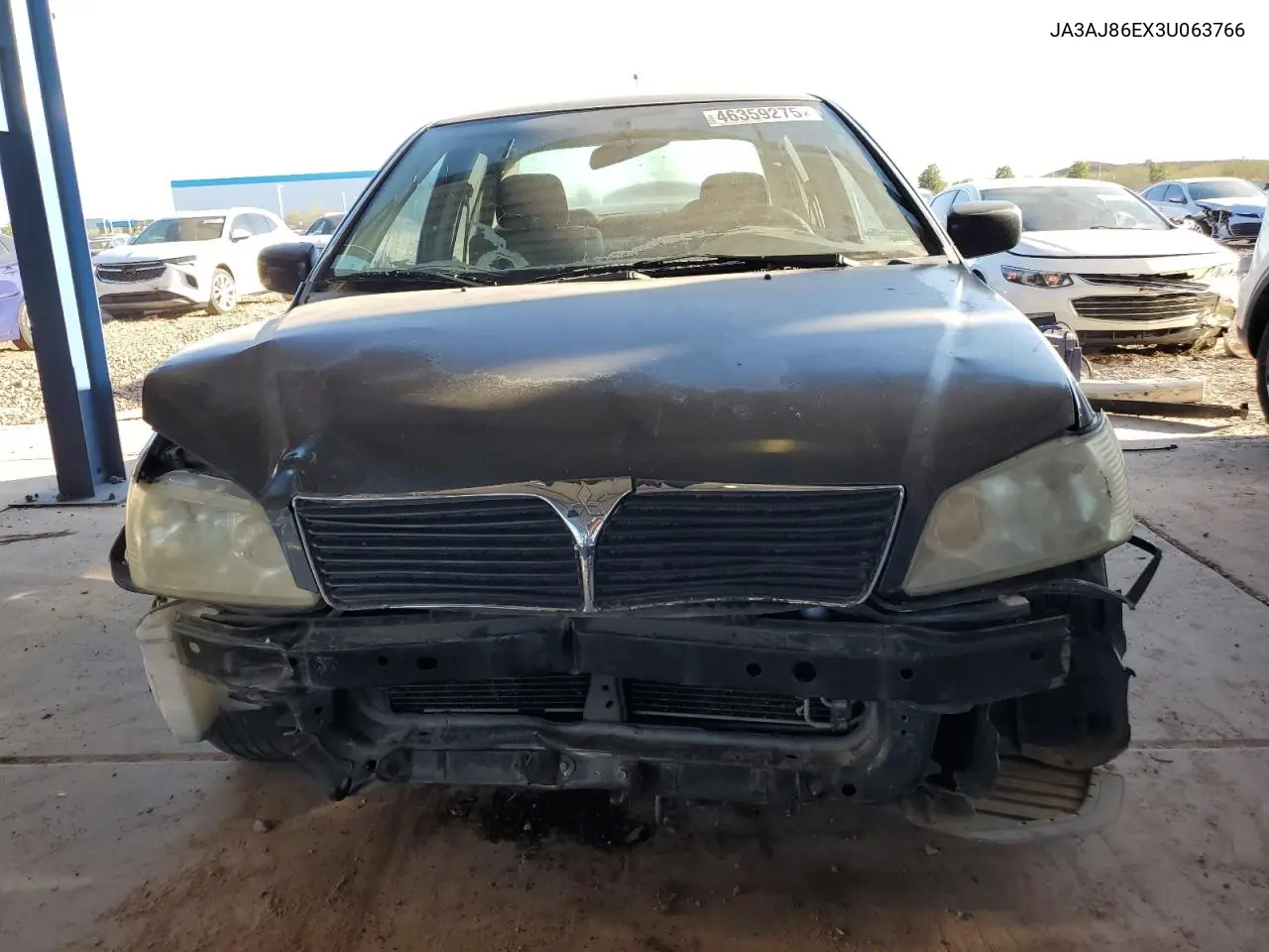 2003 Mitsubishi Lancer Oz Rally VIN: JA3AJ86EX3U063766 Lot: 46359275