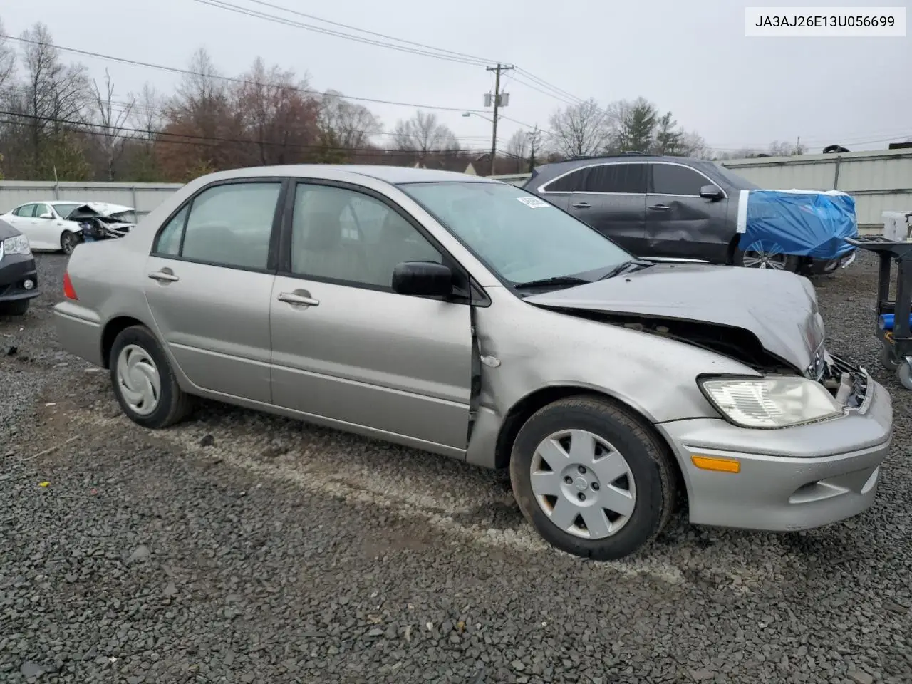 2003 Mitsubishi Lancer Es VIN: JA3AJ26E13U056699 Lot: 49589585
