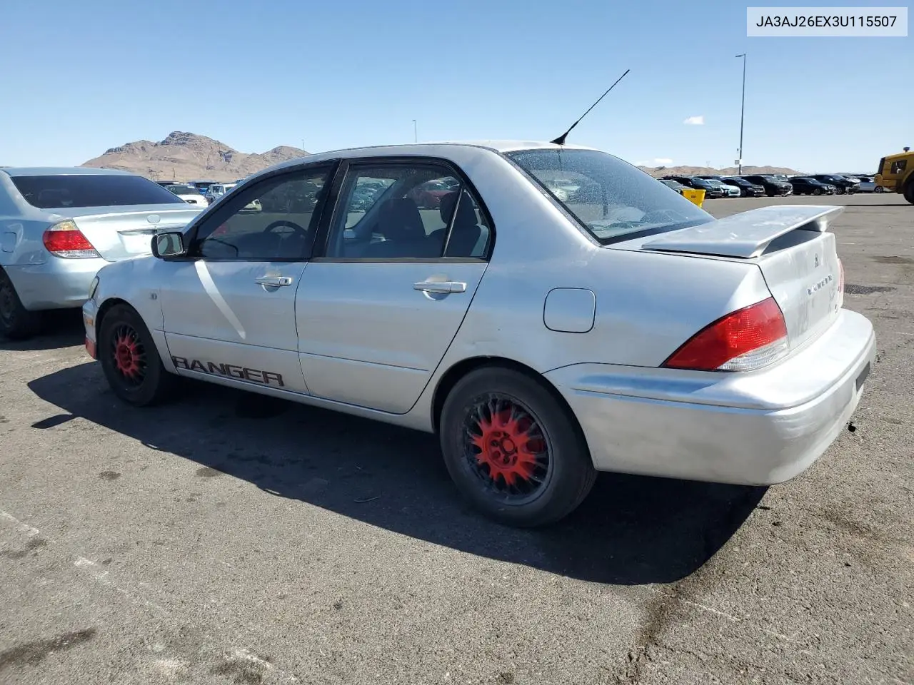 2003 Mitsubishi Lancer Es VIN: JA3AJ26EX3U115507 Lot: 51136155