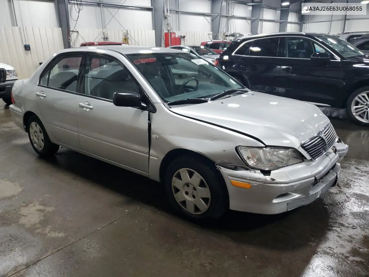 2003 Mitsubishi Lancer Es VIN: JA3AJ26E63U068055 Lot: 53672835