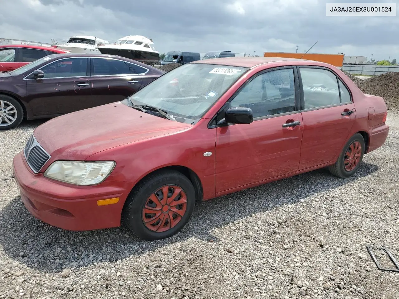 2003 Mitsubishi Lancer Es VIN: JA3AJ26EX3U001524 Lot: 55211085
