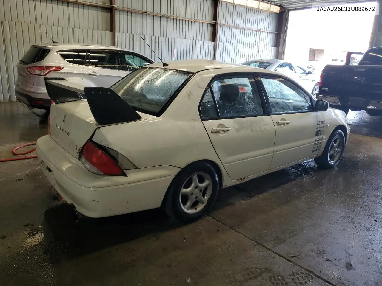 2003 Mitsubishi Lancer Es VIN: JA3AJ26E33U089672 Lot: 55259965