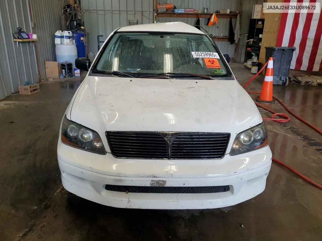 2003 Mitsubishi Lancer Es VIN: JA3AJ26E33U089672 Lot: 55259965