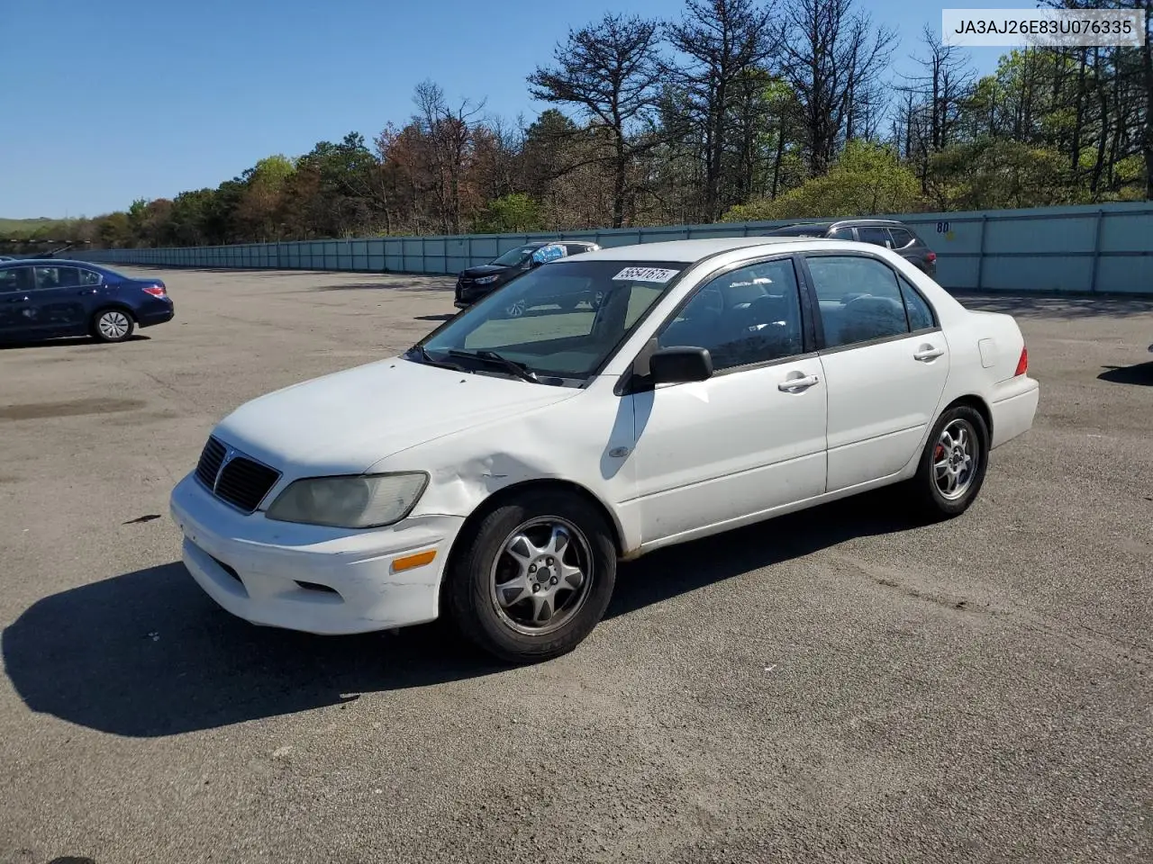 2003 Mitsubishi Lancer Es VIN: JA3AJ26E83U076335 Lot: 56541675