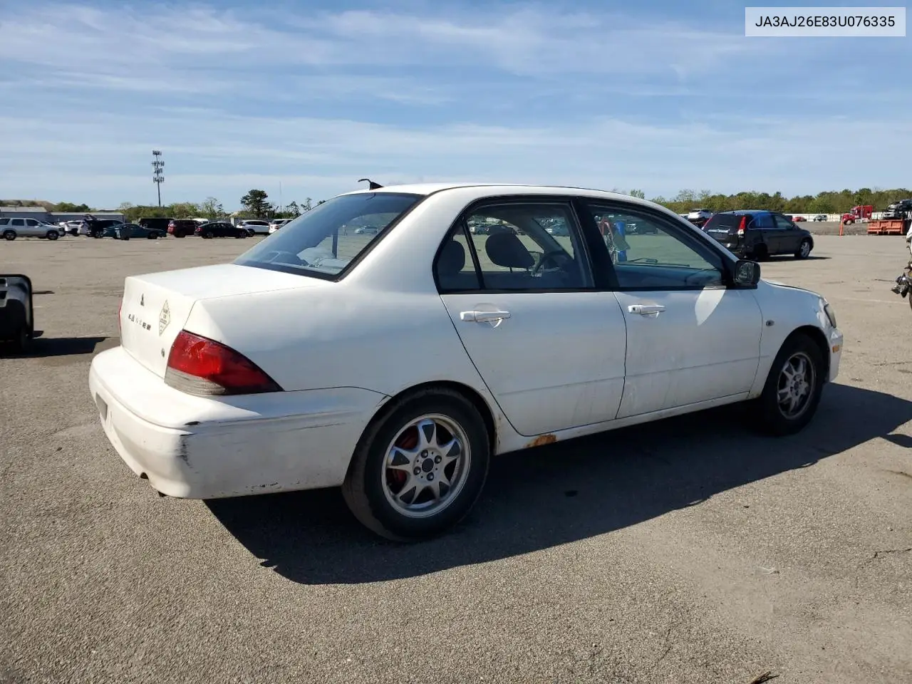 2003 Mitsubishi Lancer Es VIN: JA3AJ26E83U076335 Lot: 56541675