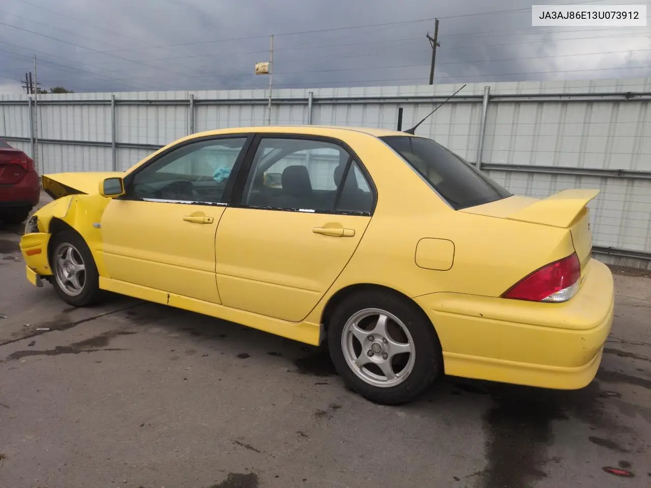 2003 Mitsubishi Lancer Oz Rally VIN: JA3AJ86E13U073912 Lot: 59307105