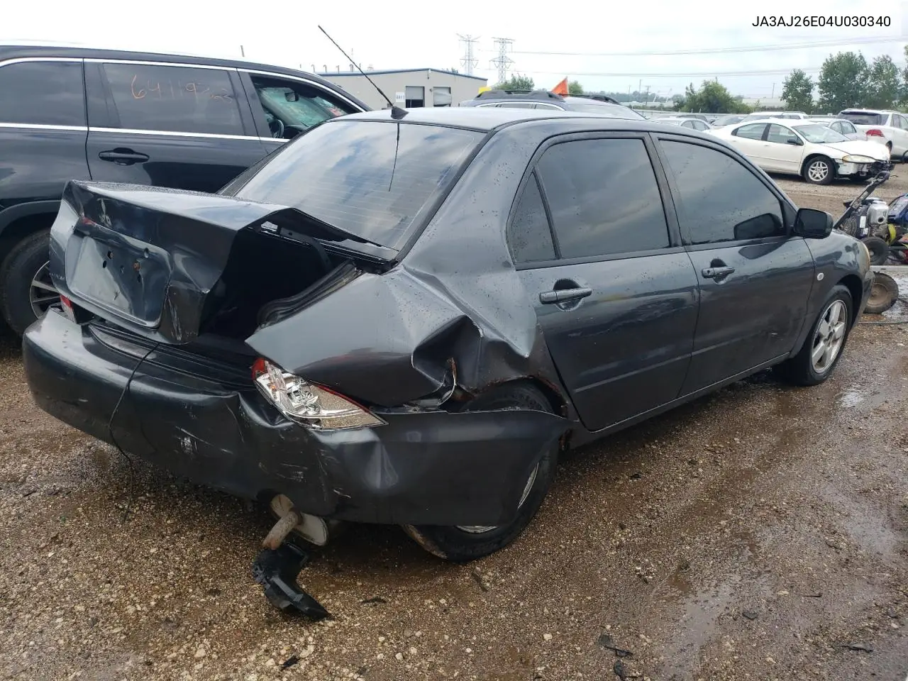 2004 Mitsubishi Lancer Es VIN: JA3AJ26E04U030340 Lot: 48548365